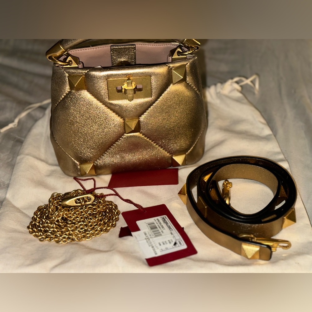 Valentino Roman Stud Mini Bag - Picture 3 of 13